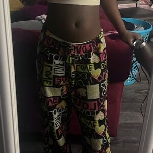 Colorful Graphic Lounge Pants